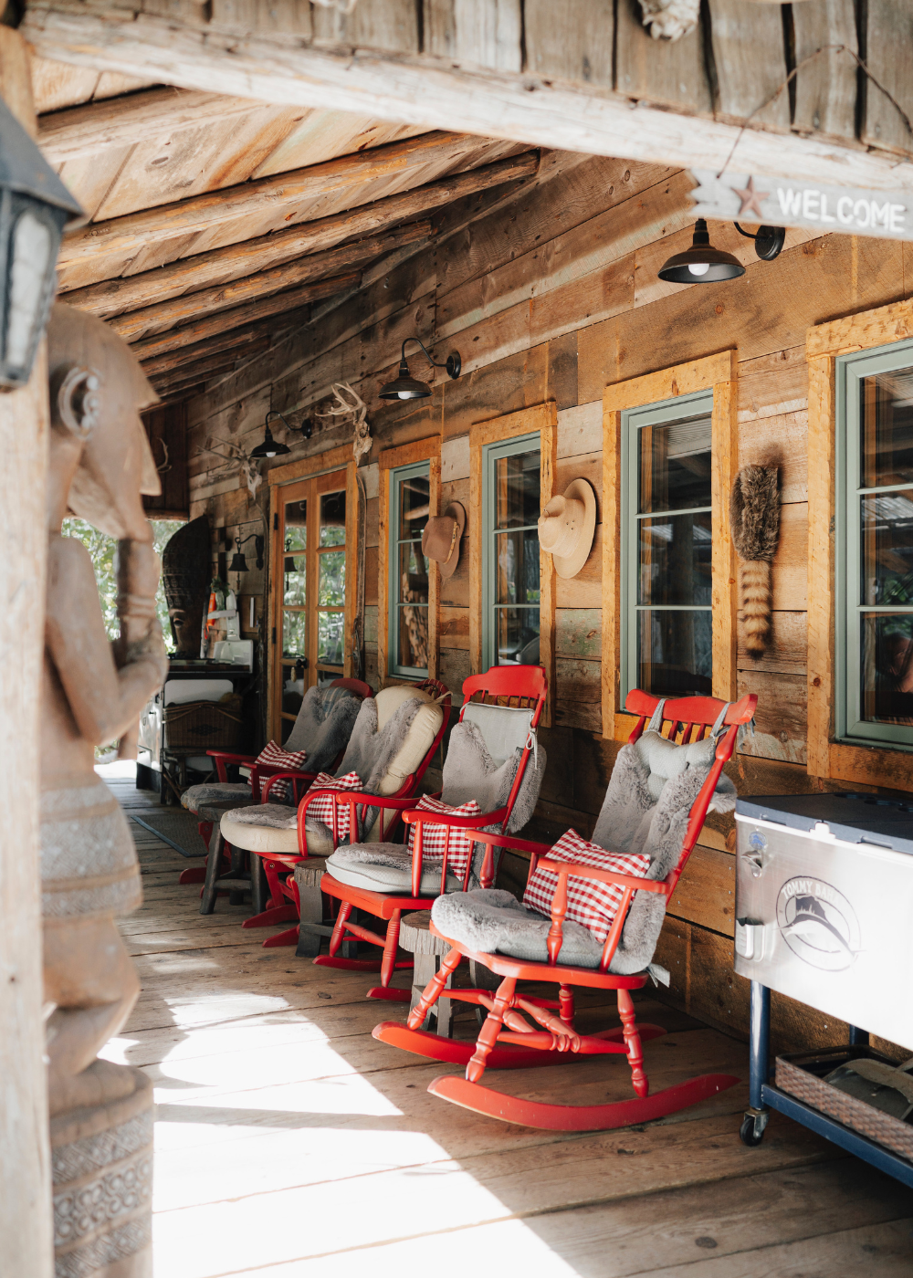 Love Creek Retreat Cabin Porch